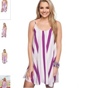 Buddy Love Bonita Dress Purple Stripe